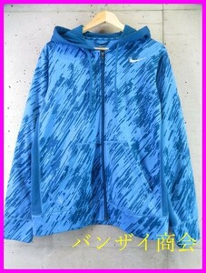 3201b10◆美品です◆NIKE ナイキ ジャージ素材 スエットパーカー L/トレーナー/ジャケット/スポーツ/ポロシャツ/メンズ/男性/紳士