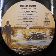 ■中古品■Jackson Browne ジャクソン・ブラウン/lawyers in love 愛の使者(USED LP)_画像3