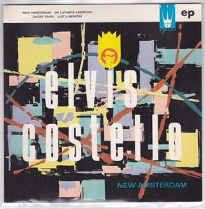 ■中古品■Elvis Costello エルヴィス・コステロ/new amsterdam +3(USED SINGLE EP)