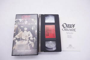 OZZY OSBOURNE 1988uikdo video WICKED VIDEOSo-ji- oz bo-n rucksack wild VHS miracle man k Lazy to rain 