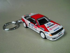 ■即決■キーホルダー■トヨタ セリカ GT-FOUR■WRC 1990 RAC ST165カルロス サインツ■ダイキャストモデル■アクセサリー■キーチェーン■