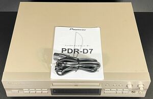 【激レア☆動作美品】 Pioneer パイオニア PDR-D7 CDデッキ CD レコーダー プレーヤー CD-R RW Recorder CU-PD099 PDR-D5 PDR-D70 の兄弟機