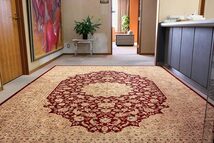 【送料無料】ラグ マット GLOBE IMPORT CARPET COLLECTION ダイヤモンド 7263/300 レッド 240x340_画像2