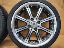 Lehrmeister BOTTEGA LUCE 16インチ 5J 4H PCD100 +45 KAISER 165/45R16 レアマイスター 16×5J 4穴 軽自動車 軽トラ 溝有り_画像3