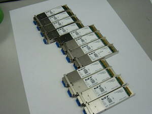 ☆12個セット！Juniperで使用されていた、NEC XFP-10G-L-OC192-SR1 10GBASE-LR XFPモジュール！1310nm！「60サイズ」☆