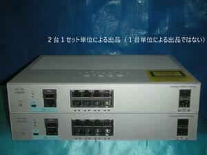 ☆2台セット！Cisco Catalyst 2960-L [WS-C2960L-8TS-LL V02]！(#F1-634)「80サイズ」☆ 