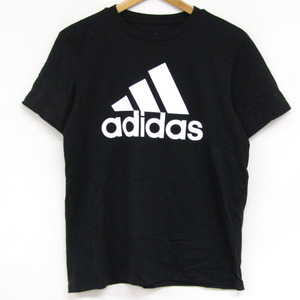 アディダス 半袖Tシャツ ビッグロゴT スポーツウエア 大きいサイズ メンズ OTサイズ ブラック adidas