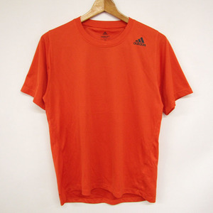 アディダス 半袖Tシャツ フリーリフト エアロレディ スポーツウエア メンズ Lサイズ オレンジ adidas