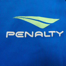 ペナルティ 半袖Ｔシャツ プラクティスシャツ サッカー フットサル メンズ ブルー PENALTY_画像4