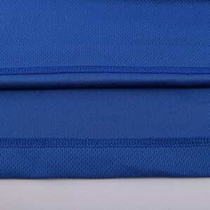 プーマ 半袖ポロシャツ 無地 ワンポイントロゴ ゴルフウエア 日本製 メンズ Lサイズ ブルー PUMAの画像5