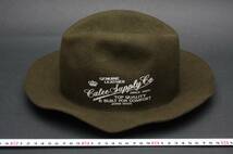 5049 新品同様 帽子 Calee supply co ハット WOOL HAT OLIVE オリーブ_画像1