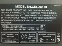 (1円スタート) グラフテック カッティングプロッター CE6000-40 動作良好 A8673_画像7