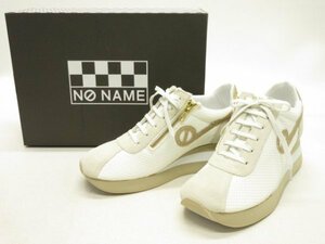 23年 ノーネーム NO NAME★定価￥27500（税込）★ SPEED JOGGER　31737　ロゴ刺繍付　メッシュ　スニーカー　サイズ39（24.5cm）