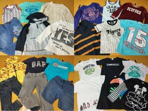 YF12　男の子　100〜110cm　80枚セット　子供服　ブランド入り　福袋　まとめ売り　GAP,Daddy oh Daddy,ホットビスケッツ、familiarなど