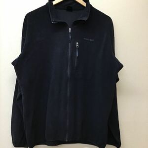 mint-bell フリースパーカー　モンベル　Black XL【中古】