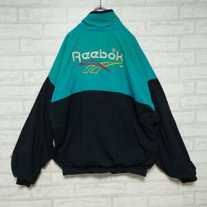 Reebok リーボック 90s ナイロンジャケット ベクターロゴ刺繍