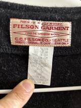 FILSON GARMENT フィルソンガーメント ウールベスト サイズ38 M相当 ウール100％ アメリカ製 ダークグレー 程度良 _画像3