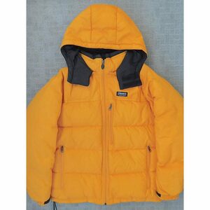 ＜Coleman / コールマン＞ダウン ジャケット（パーカー）・MEDIUM・中古品・即決／登山,トレッキング,アウトドア,レスキュー,オレンジ