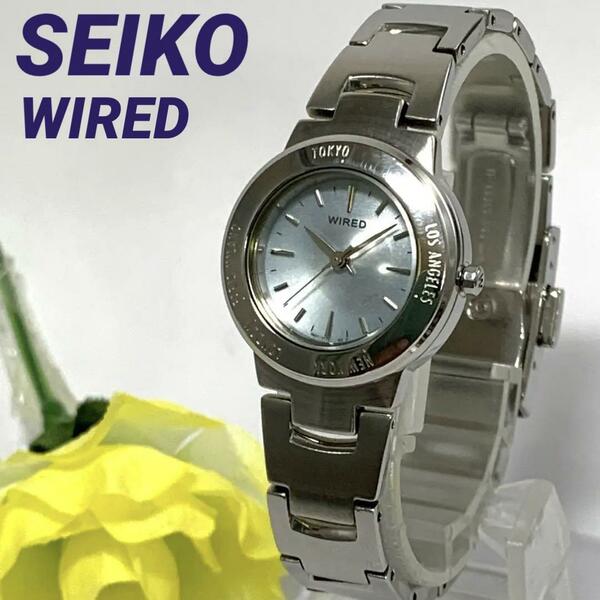 892 SEIKO WIRED セイコー ワイアード 回転ベゼル レディース 腕時計 クオーツ式 新品電池交換済 人気 希少