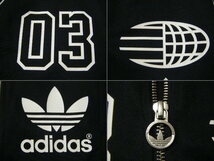 美品 adidas originals スーパースター ロゴズ トラックジャケット M 黒 トレフォイル ビックロゴ ATP型 SST TT LOGOS ジャージ アディダス_画像4