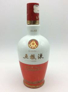 PP34◎＜未開栓＞訳アリ 五粮液 陶器ボトル 古酒 中国酒 500ml 52% WULIANGYE 四川省 白酒 ※キャップ割れ有り ※アルコールの香り ◎