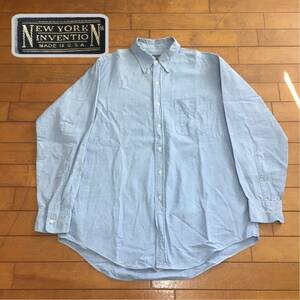 ☆【 New York INVENTION 】★ Made in USA 80's OX BDシャツ★サイズ16