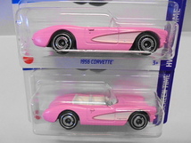 Hotwheels 1956 シボレー コルベット ホットウィール ミニカー 2台セット バービー_画像2