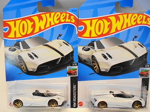 Hotwheels '17 パガーニ ウアイラ ロードスター ホットウィール ミニカー 2台セット