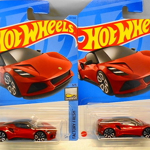 Hotwheels ロータス エミーラ ホットウィール ミニカー 2台セットの画像1