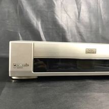 【ジャンク/通電OK】 Panasonic パナソニック S-VHS ビデオデッキ NV-SB800W リモコン付き 1円_画像3