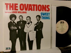 ▲LP THE OVATIONS feat. LOUIS WILLIAMS オヴェイションズ / SWEET THING スウィート・シング 国内盤 VIVID VS1025◇r51008