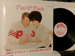 ▲LP PAUL & POLA ポールとポーラ / HEY PAULA + OTHER BIG HITS 輸入盤 TEEN-AGER T.A.600 OLDIES◇r51021