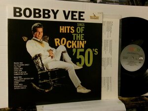 ▲LP BOBBY VEE ボビー・ヴィー / SINGS HITS OF THE ROCKIN' '50'S 国内盤 キング K22P-9150 OLDIES◇r51021