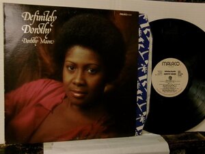 ▲LP DOROTHY MOORE ドロシー・ムーア / DEFINITELY DOROTHY 輸入盤 MALACO 6359◇r51021