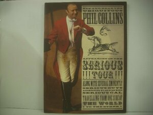 # проспект Phil * Collins /si задний s Tour SEE AND HEAR THE UBIQUITOUS PHIL COLLINS SERIOUS TOUR *r51002