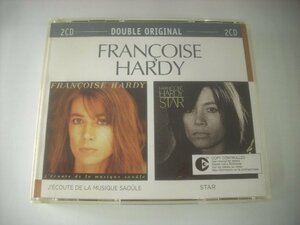 ■ 2CD FRANCOISE HARDY フランソワーズ・アルディ / J'ECOUTE DE LA MUSIQUE SAOULE / STAR 山羊座の女 EU盤 CAPITOL 582445 2 ◇r51010