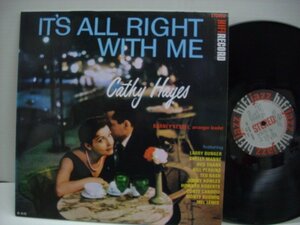 [LP] CATHY HAYES キャシー・ヘイズ / IT'S ALL RIGHT WITH ME スペイン盤 FRESH SOUND RECORDS FSR-531 ◇r51012