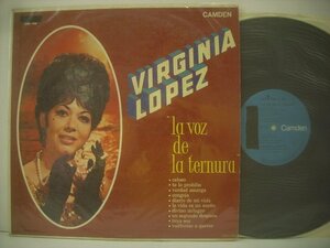 ■ 輸入MEXICO盤 LP 　VIRGINIA LOPEZ / LA VOZ DE LA TERNURA ヴィルヒニア・ロペス 1969年 ラテン CAMDEN CAM-4061 ◇r51016