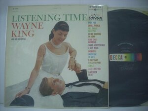 ■ LP 　WAYNE KING ウェイン・キング楽団 / LISTENING TIME リスニング・タイム US盤 DECCA DL 78972 ◇r51017