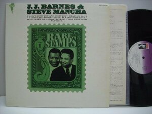 [LP] J.J. BARNES & STEVE MANCHA / RARE STAMPS J.J.バーンズとスティーブ・マンチャ 国内盤 ビクター音楽産業 VIP-5038 ◇r51027