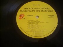 ● 輸入USA盤 LP THE ROLLING STONES / SUCKING IN THE SEVENTIES ローリングストーンズ ベスト 1981年 COC 16028 ◇r51029_画像3