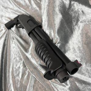 #137 東京マルイM870ブリーチャー用 バレル集光フロントサイト(ロー) レッド