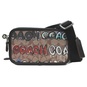 コーチ ショルダーバッグ COACH 【COACH X MINT + SERF】ワイアット クロスボディ・シグネチャー キャンバス CM116 SVOT8 メンズ 