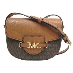 マイケルコース ショルダーバッグ MICHAEL KORS MK シグネチャー リード スモール サドル クロスボディ 35F3G6RC1B BROWN レディース 