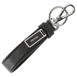  Prada PRADA 2PP709 053 F0002safia-no key ring key holder black men's lady's unisex SAFFIANO