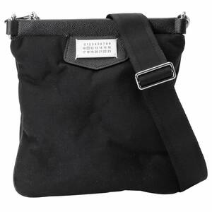  mezzo n Margiela SB2WG0008 P1511 T8013 gram s Ram sport Flat pocket shoulder bag black men's unisex 