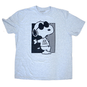 Tシャツ PEANUTS SNOOPY Joe Cool Gray【スヌーピー】