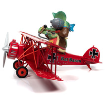 AUTO WORLD 1:30 RAT FINK 1929 WACO STRAIGHTWING RAT BARON AIRPLANE【ラットフィンク】ミニカー_画像5