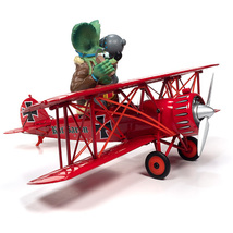 AUTO WORLD 1:30 RAT FINK 1929 WACO STRAIGHTWING RAT BARON AIRPLANE【ラットフィンク】ミニカー_画像7