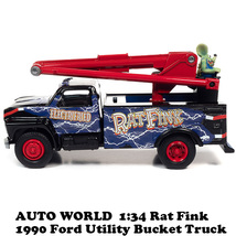 1:34 Rat Fink 1990 Ford Utility Bucket Truck 【ラットフィンク】ミニカー_画像6